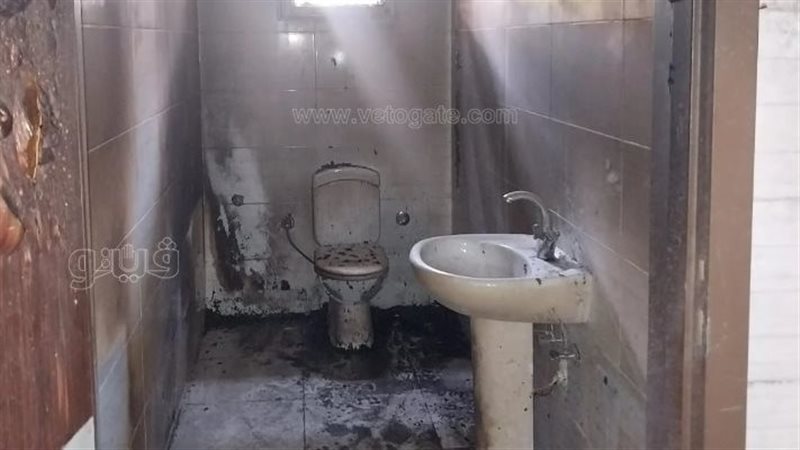  إخماد حريق بالطابق