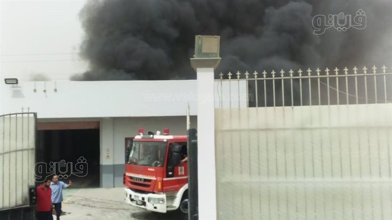 حريق مصنع مراتب،