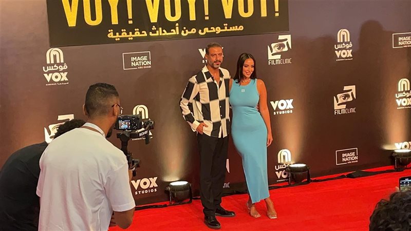 محمد فراج وزوجته