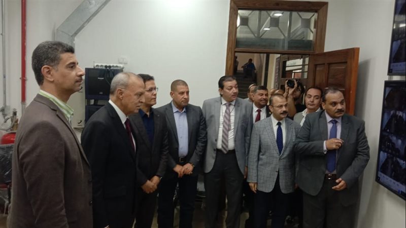 محافظ القليوبية خلال