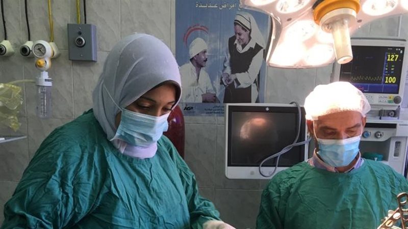 إجراء جراحة بمستشفى