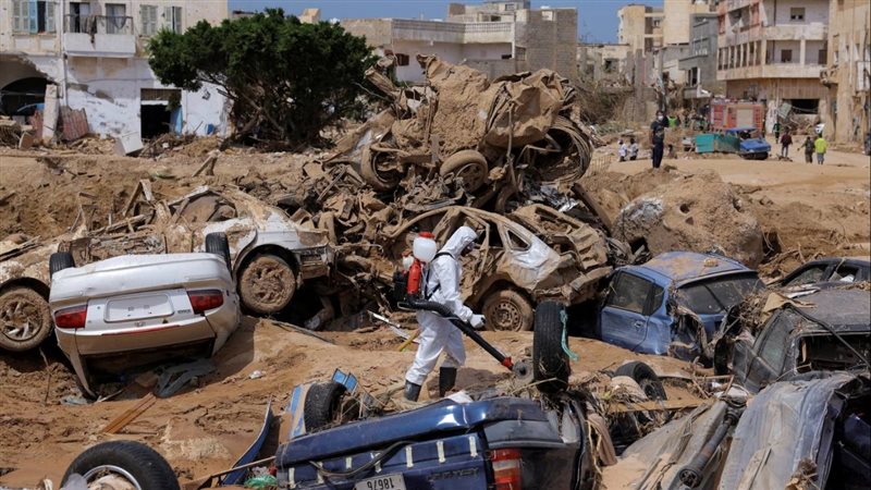أثار إعصار دانيال،
