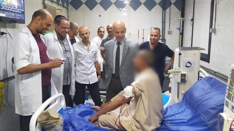 مسعود يفاجئ مستشفى