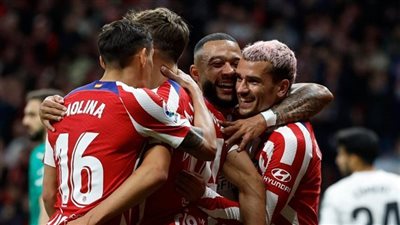 أتليتكو مدريد يتعادل سلبيا أمام لاس بالماس في الشوط الأول 