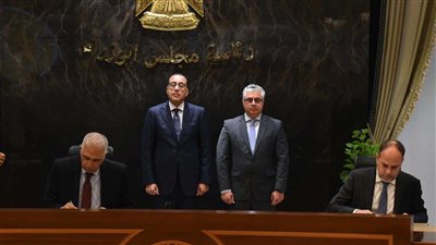 مدبولي يشهد توقيع عقد إنشاء مصنع إطارات باستثمارات مليار يورو 