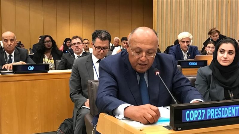 سامح شكري وزير الخارجية،