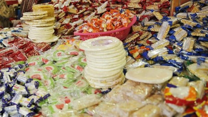 ضبط ١٢ ألف قطعة حلوى