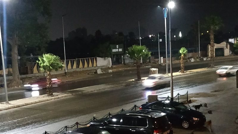 أمطار غزيرة بشوارع