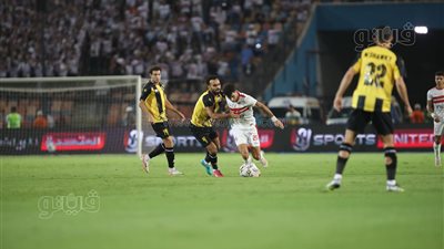 فرحة جنونية من الجهاز الفني للمقاولون العرب بعد الهدف القاتل في مرمى الزمالك (فيديو)