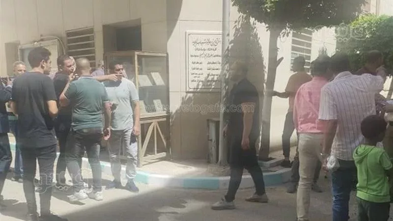 جانب من حادث جامعة