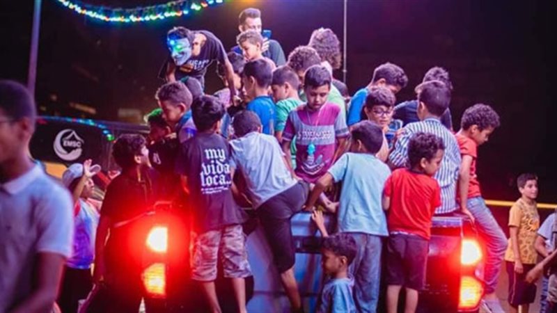 احتفالات أطفال درنة،
