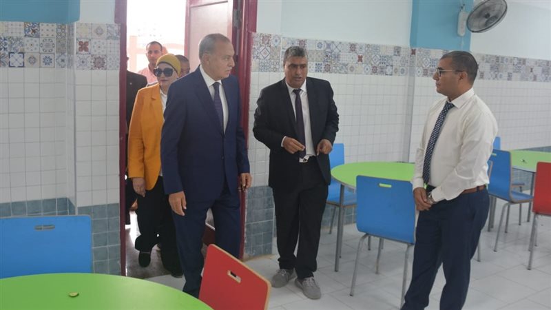 محافظ القليوبية خلال