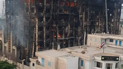 الصحة تكشف حالة المصابين في حريق مديرية أمن الإسماعيلية