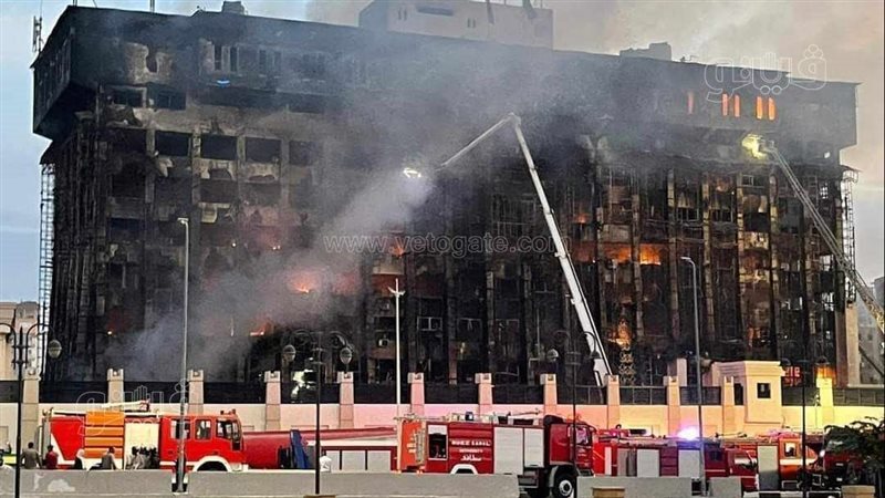 حريق مديرية أمن الإسماعيلية،