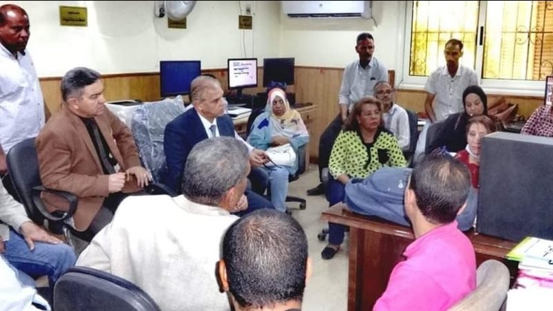 جانب من زيارة الوفد