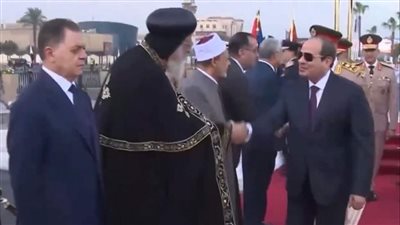 البابا تواضروس يشارك في احتفالات ذكرى نصر أكتوبر