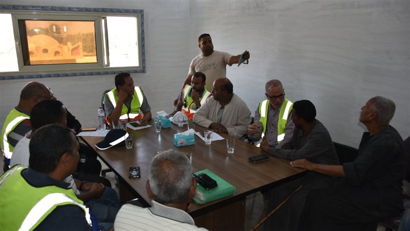 جانب من متابعة المشروع،فيتو