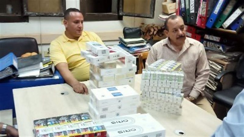  ضبط 3400علبه سجائرقبل