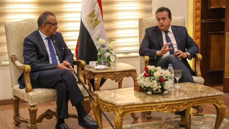 استقبال وزير الصحة