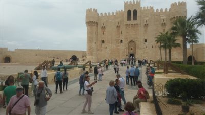 آثار الإسكندرية: استقبال 35 فوجًا سياحيًا من جنسيات متعددة بأعداد كبيرة