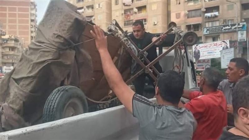 رفع حالات إشغال طريق