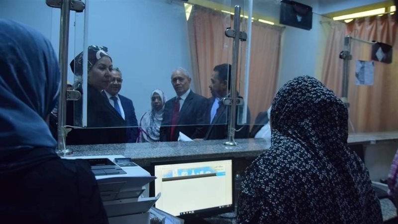 جانب من متابعة محافظ