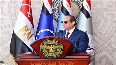 السيسي يشهد حفل تخرج دفعات جديدة من الكليات العسكرية 2023