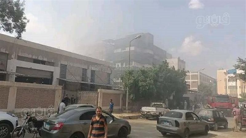 حريق هائل داخل عقار،فيتو