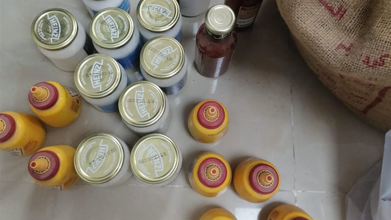 جانب من المضبوطات
