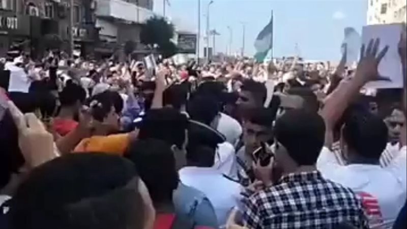 مظاهرات طلاب جامعة
