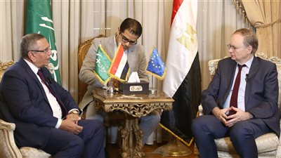 رئيس حزب الوفد يلتقي سفير الاتحاد الأوروبي فى القاهرة