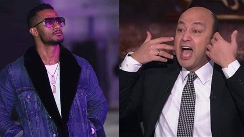 عمرو أديب ومحمد رمضان،