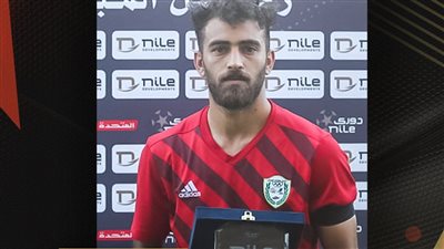 يسري وحيد يحصد جائزة رجل مباراة طلائع الجيش والبنك الأهلي بالدوري الممتاز