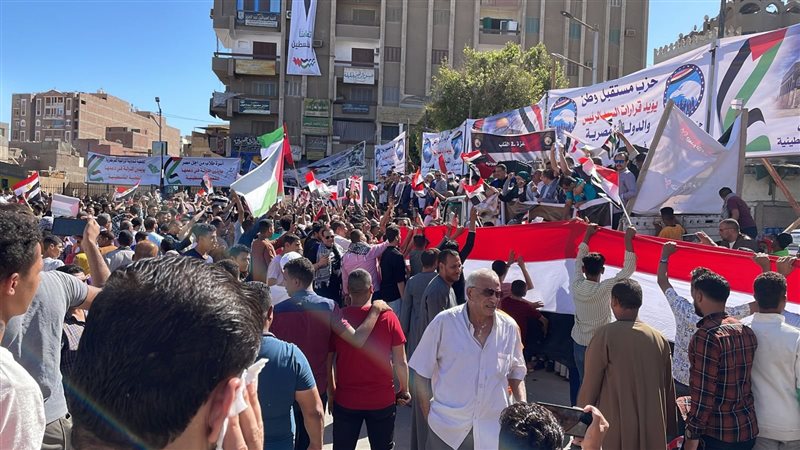 المتظاهرون بأسيوط،