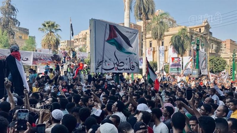 المنيا تنتفض لـ فلسطين،