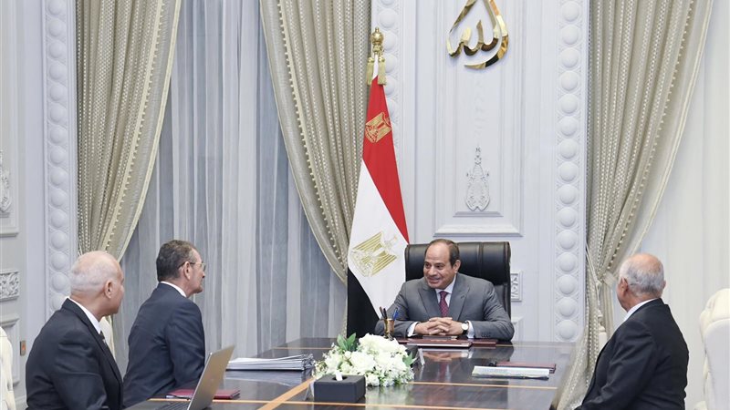 الرئيس السيسي واالواء