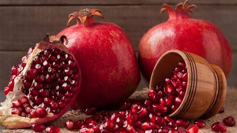 الرمان وفوائده، فيتو