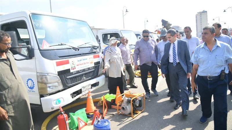 محافظ الغربية يتفقد