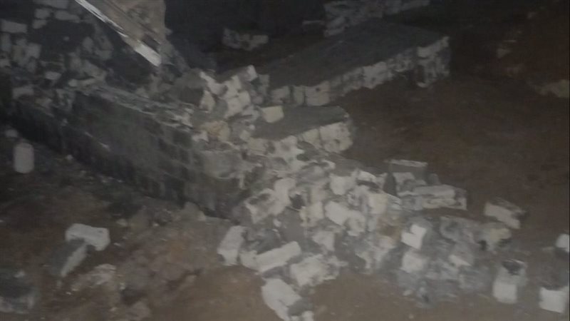 جانب من أعمال الإزالة،