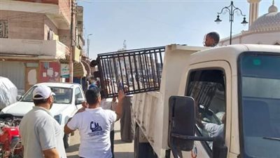 رفع 656 حالة إشغال طريق مخالف وتحرير 65 محضرًا بالبحيرة (صور)