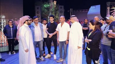 بديل محمد سلام، أول ظهور لمحمد أنور في بروفات مسرحية زواج اصطناعي (صور)