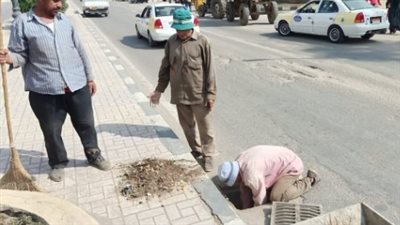 جهاز حدائق أكتوبر: تطهير غرف وبلاعات الصرف استعدادا لموسم الشتاء
