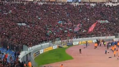 جمهور الوداد يدعم فلسطين قبل مباراة إنيمبا (صور)
