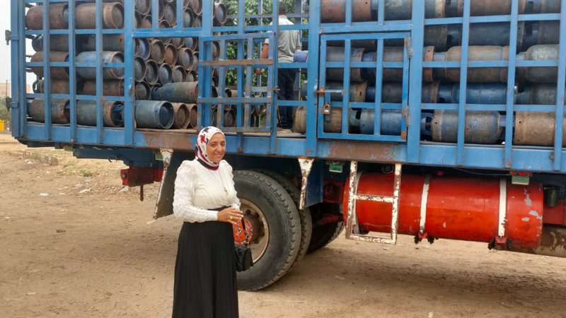 جانب من القافلة السكانية