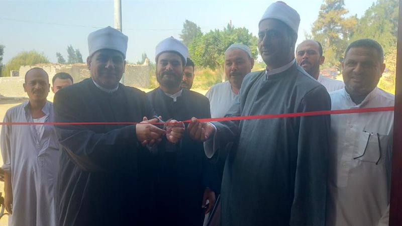 جانب من افتتاح مسجد