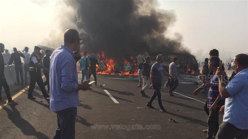 جانب من الحادث المروع،