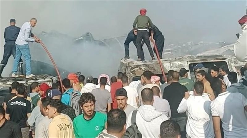 حريق حادث طريق الإسكندرية،فيتو