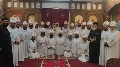 الأنبا يواقيم يترأس اجتماع كهنة إيبارشية إسنا وأرمنت