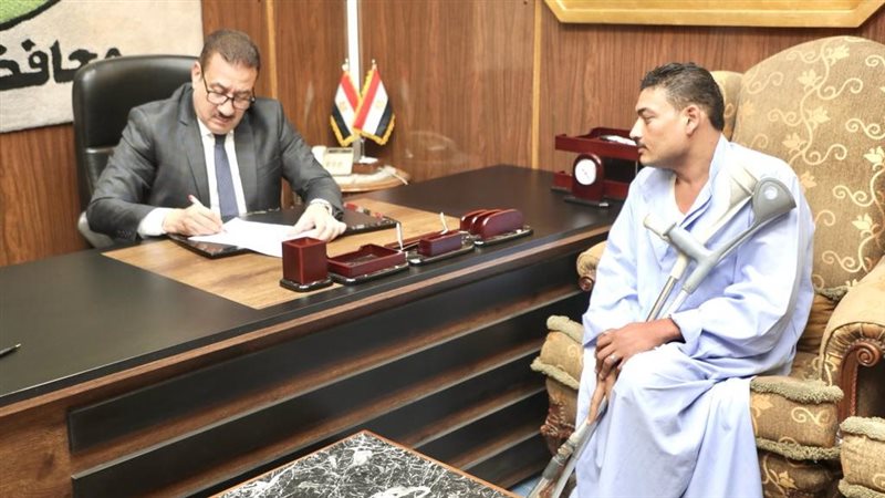 محافظ المنوفية خلال