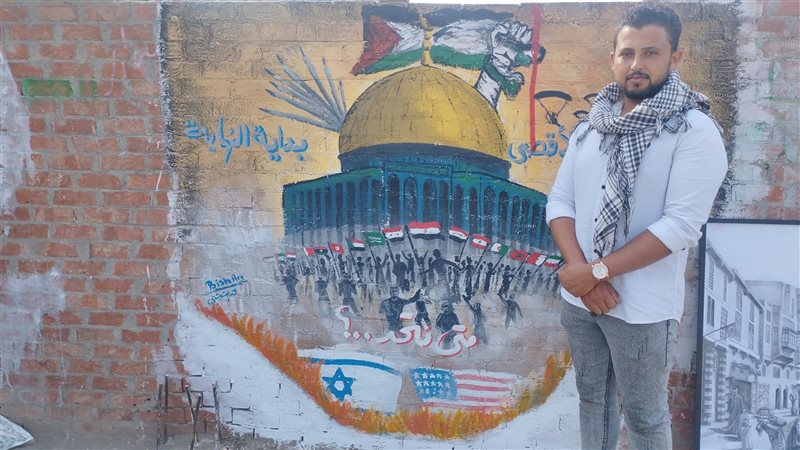 محمد البشبيشي يرسم